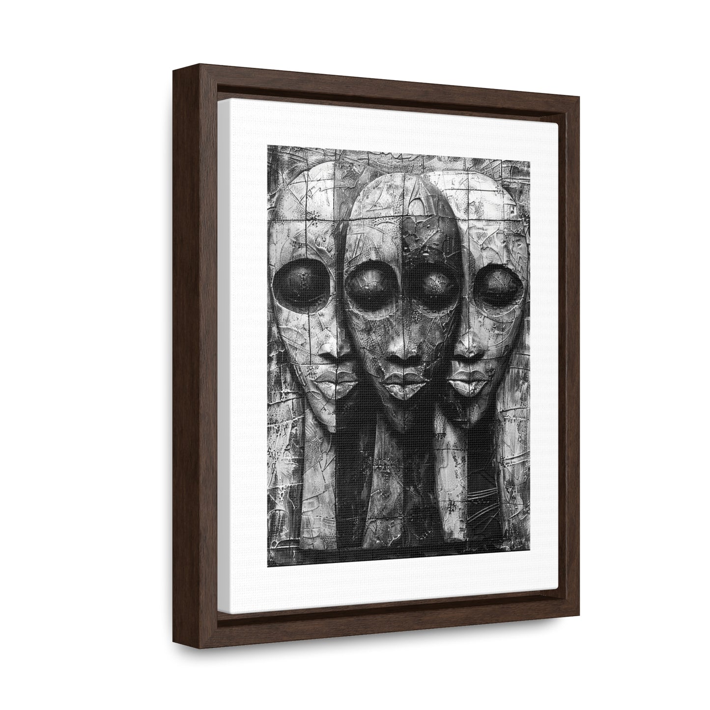 Got your back - Framed Canvas b&w Wall Art