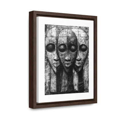 Got your back - Framed Canvas b&w Wall Art