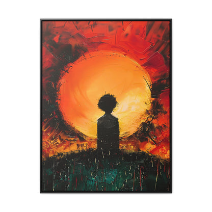 A Dawn of Promise - Framed Canvas Wall Art