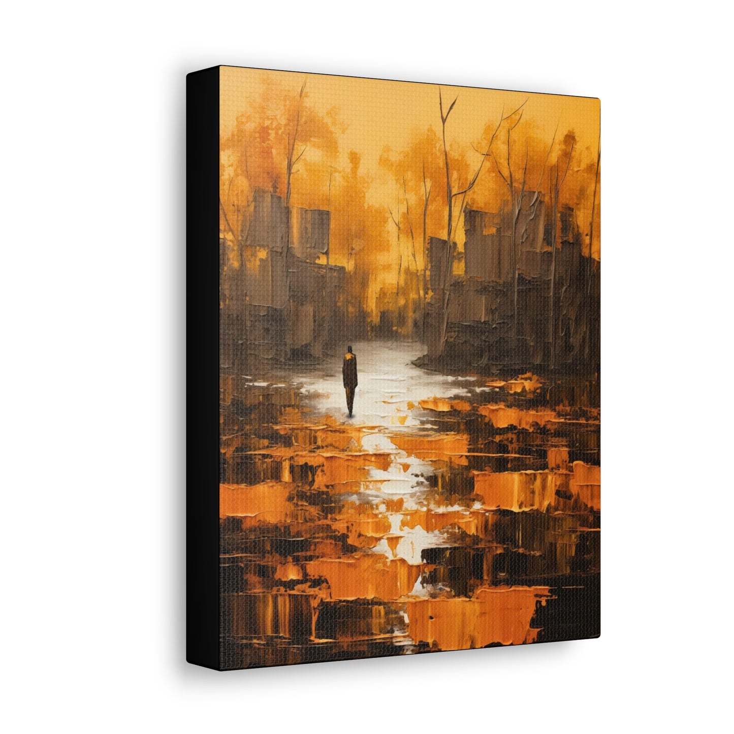 Solitude's Wisdom - Canvas Wall Art