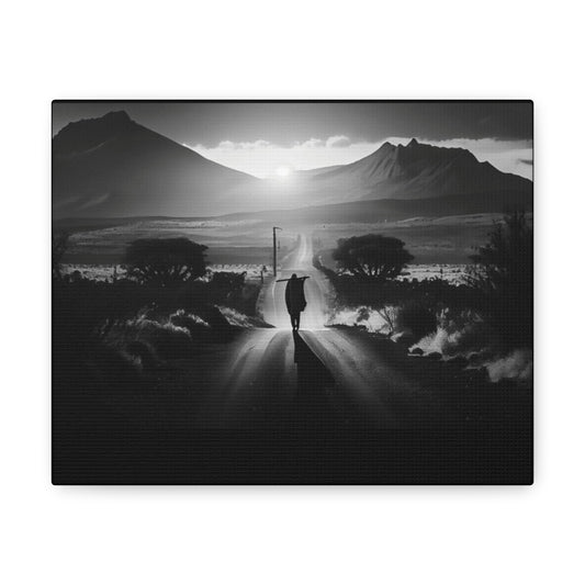 Not without purpose - Canvas b&w Wall Art