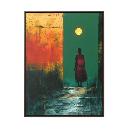 Turned the Corner - Framed Canvas Wall Art
