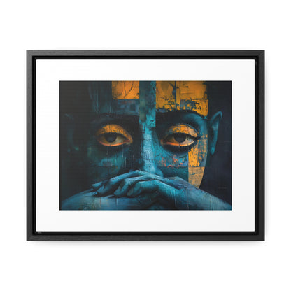 Silent Contemplation - Framed Canvas Wall Art