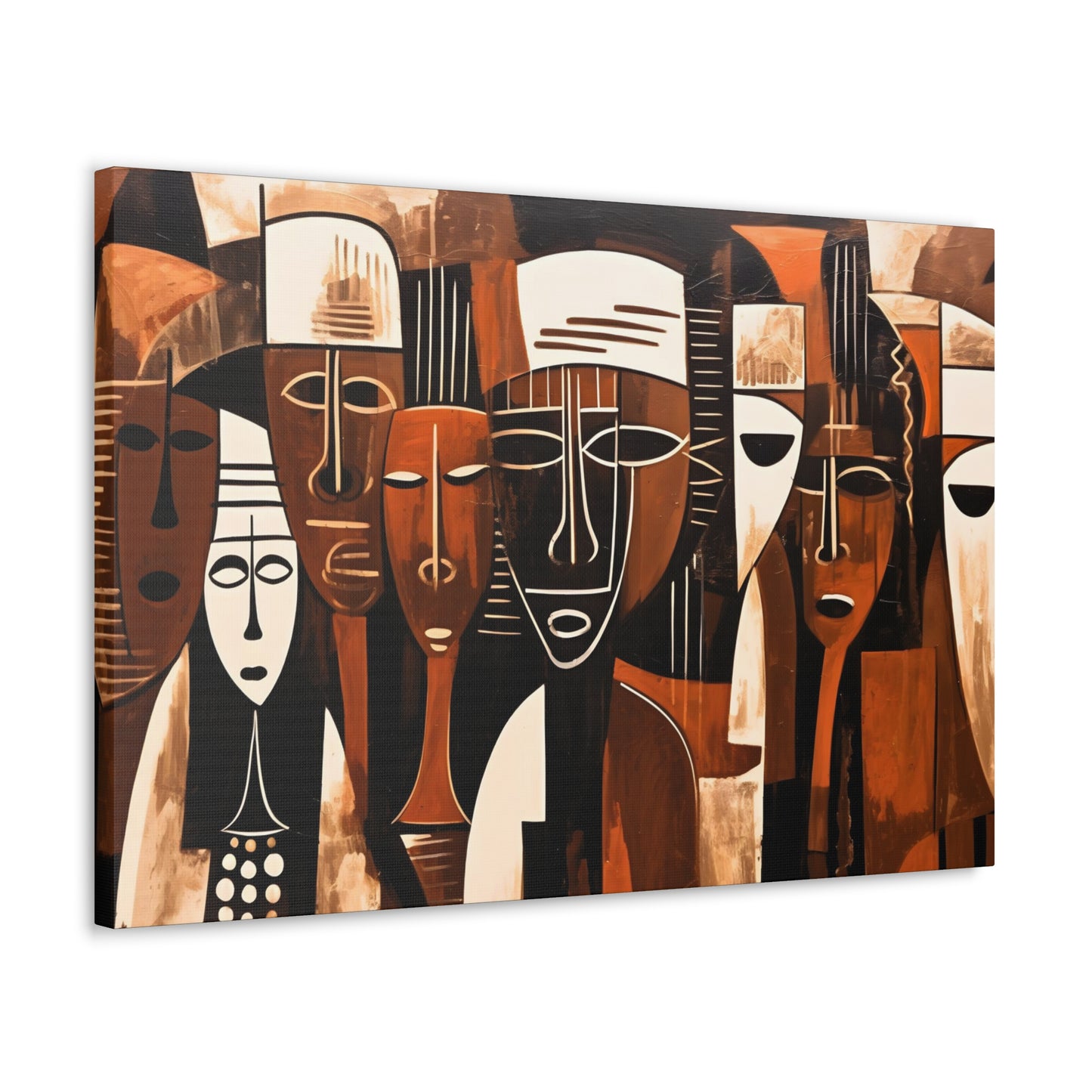 Ancestral Legacy on Ethnic Guise - Canvas Wall Art