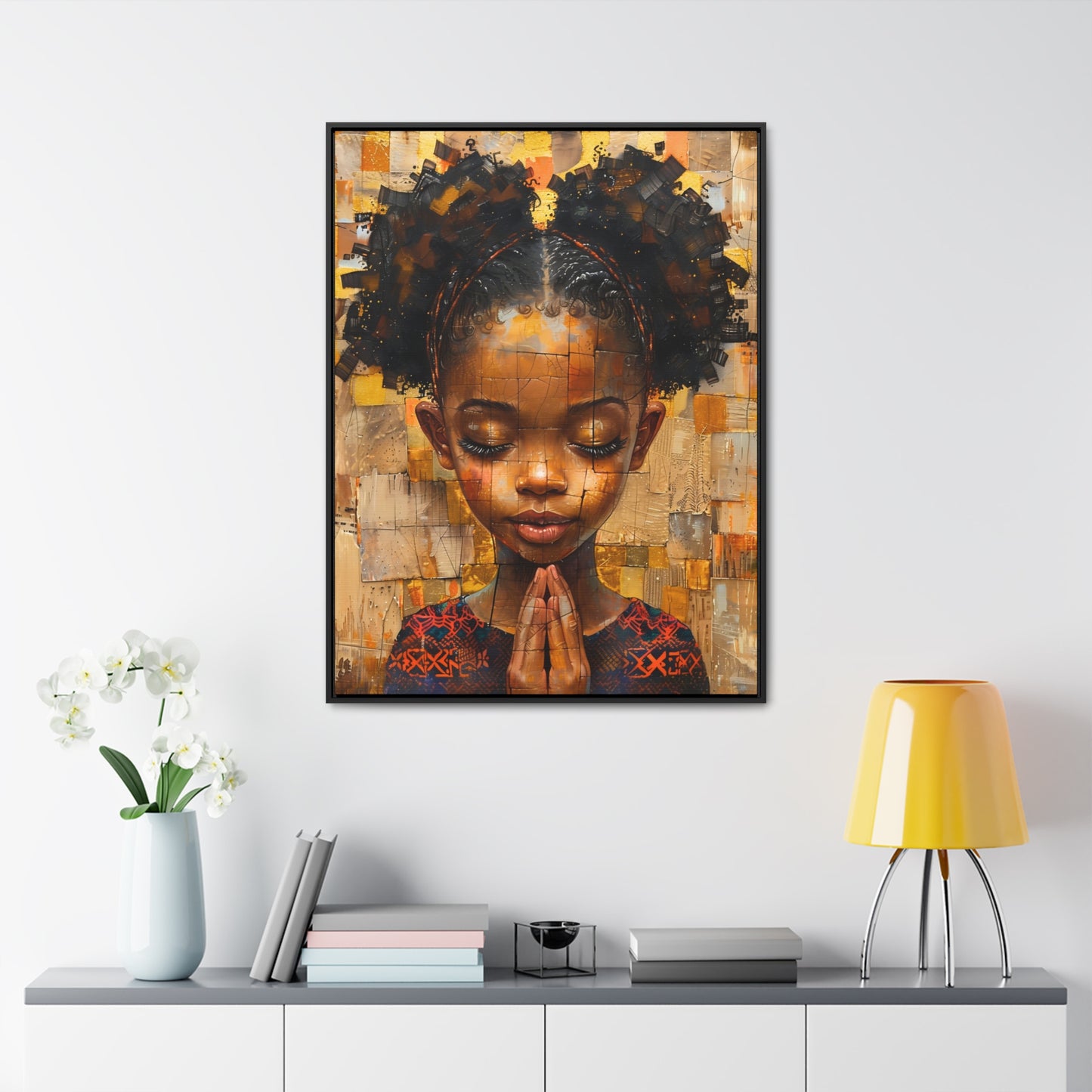 Whispers of Hope - Framed Canvas Wall Art