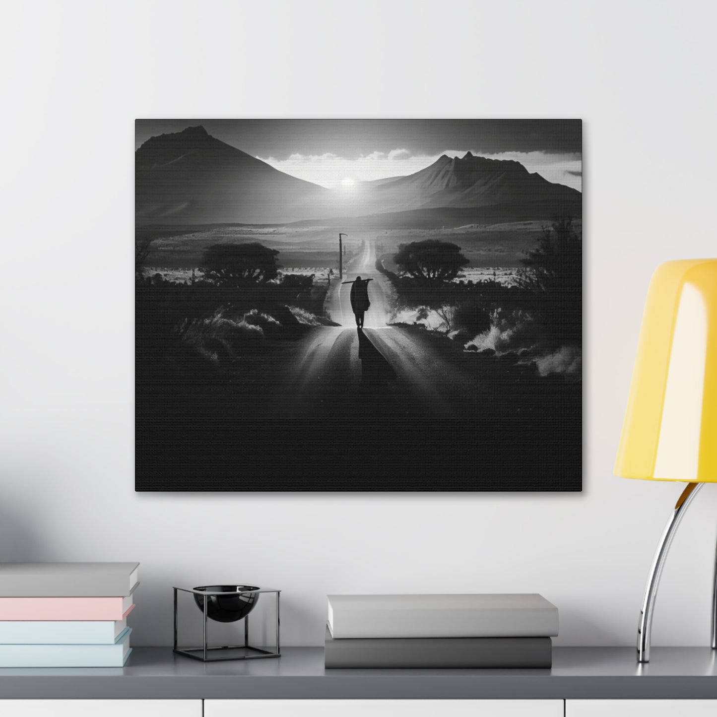 Not without purpose - Canvas b&w Wall Art
