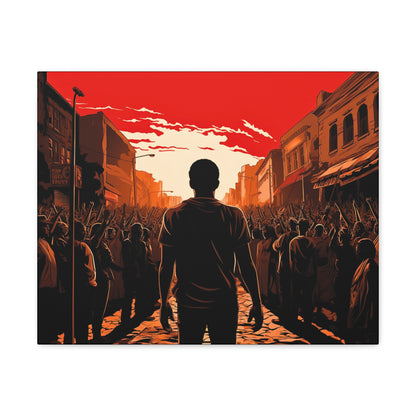 ሳይደፈርስ አይጠራም - Canvas Wall Art
