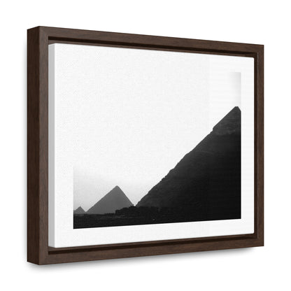 Timeless Echoes - Framed Canvas Photography b&w