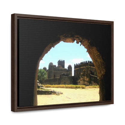 Through the Lion's Jaws - Framed Canvas Photography