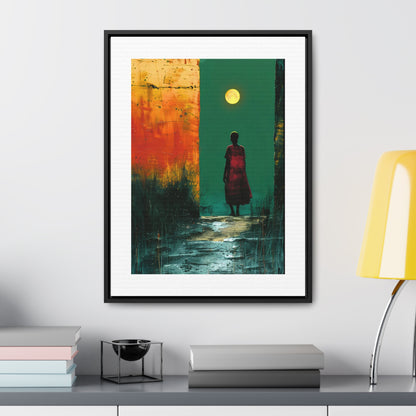 Turned the Corner - Framed Canvas Wall Art