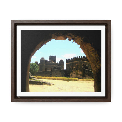 Through the Lion's Jaws - Framed Canvas Photography