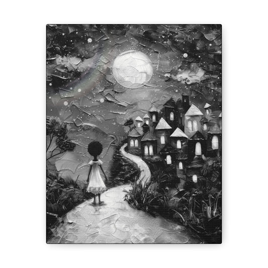 Path to Abundance I - Canvas b&w Wall Art