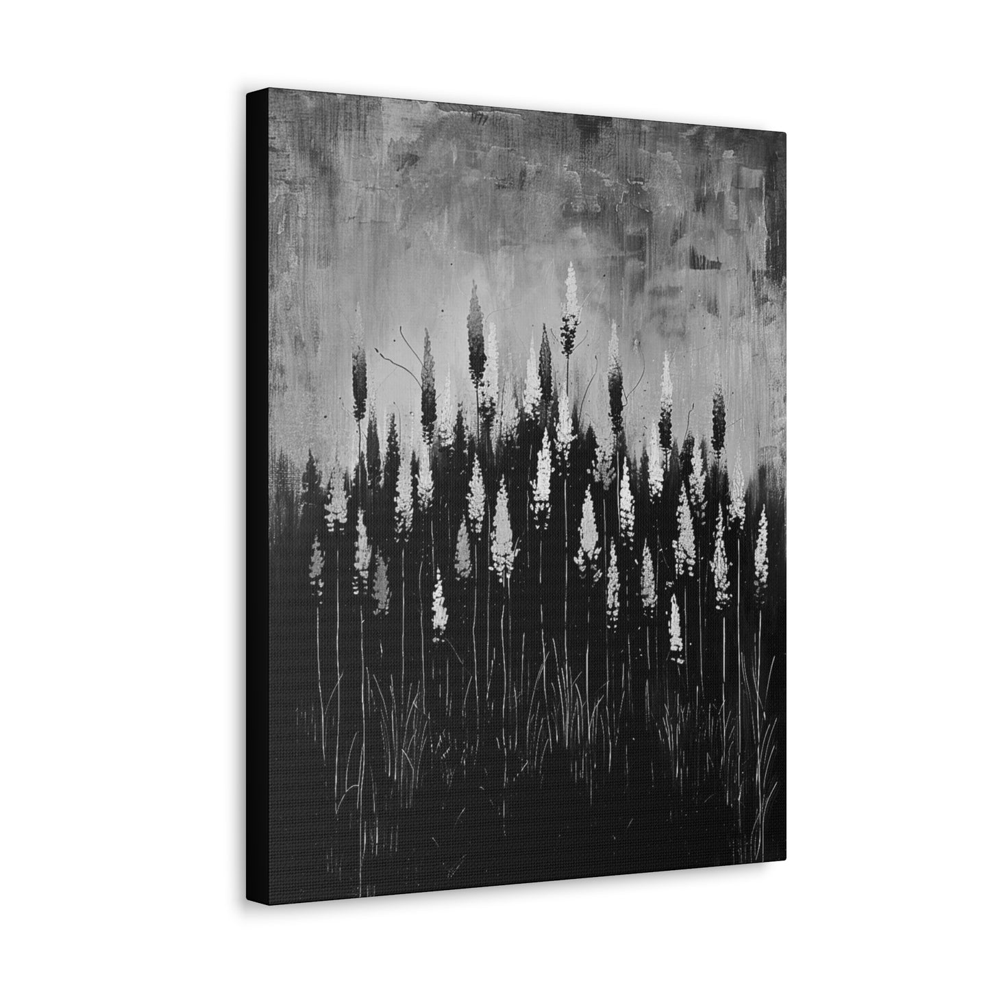 The Calm Before the Bloom - Canvas b&w Wall Art