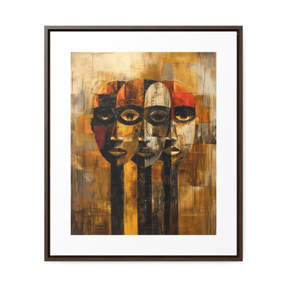 Beneath the Veil - Framed Canvas Wall Art