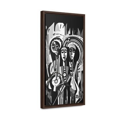 The Masinko Maestro - Framed Canvas b&w Wall Art