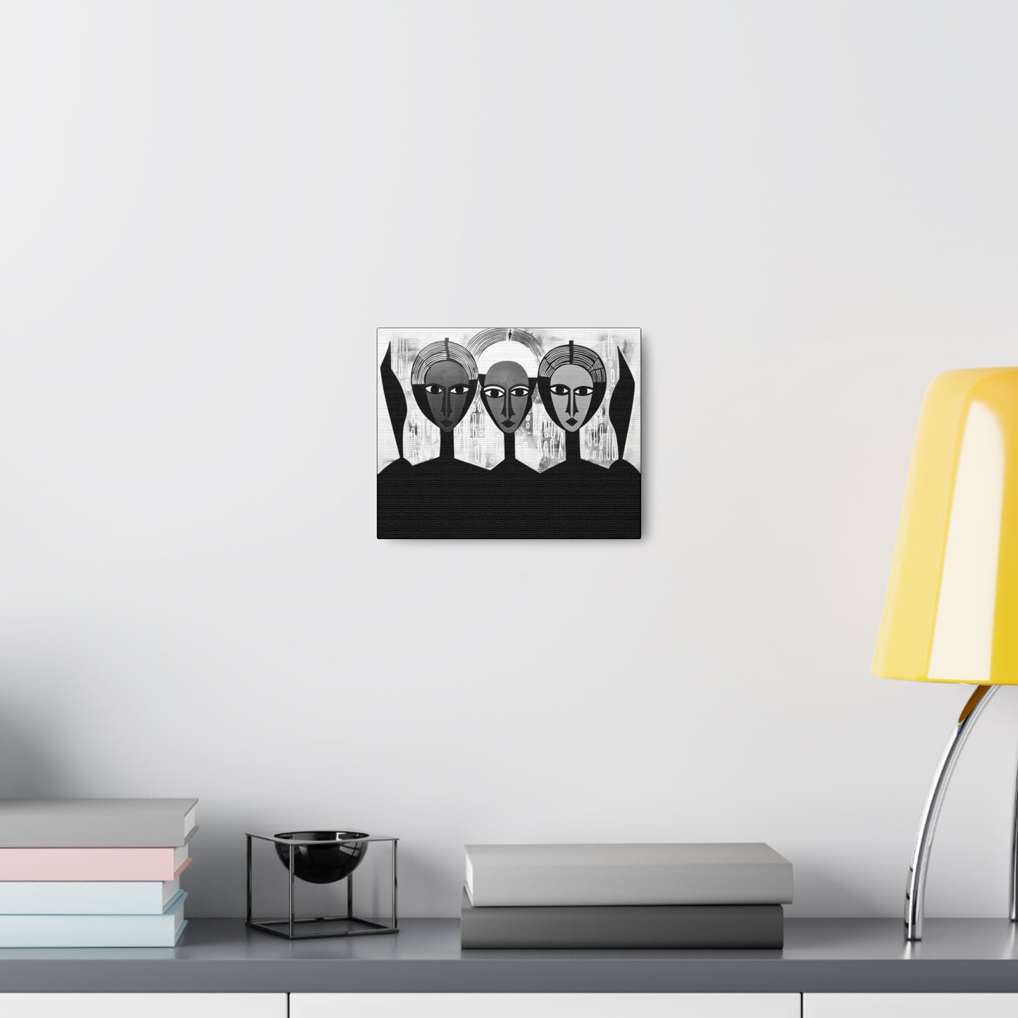 Guardian Angels - Canvas b&w Wall Art