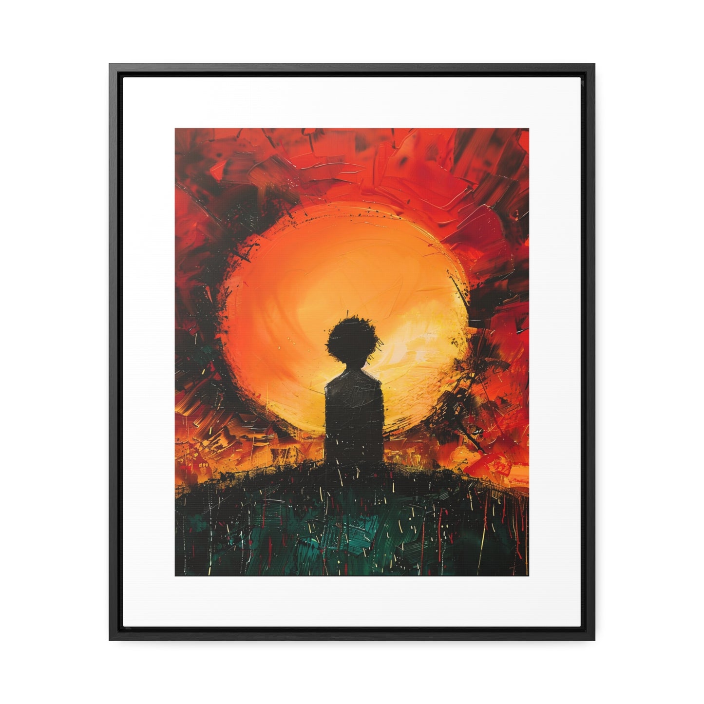 A Dawn of Promise - Framed Canvas Wall Art