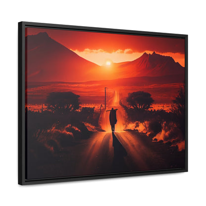 "Not without purpose" - Framed Canvas Wall Art