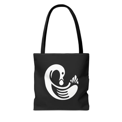 Sankofa & Yin Yang Heartware Symbols Tote Bag