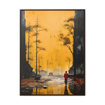 Unveiling the Sky - Framed Canvas Wall Art