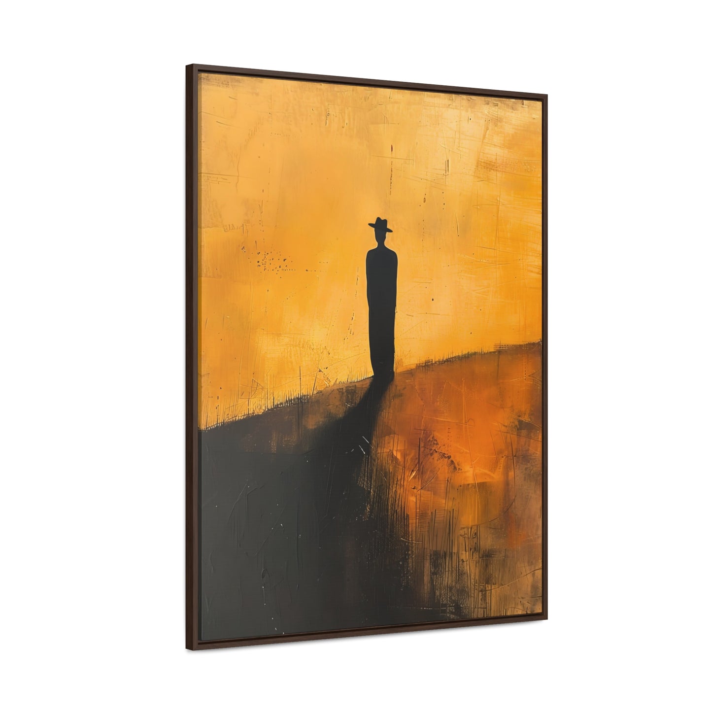 Alone, not Lonely - Framed Canvas Wall Art