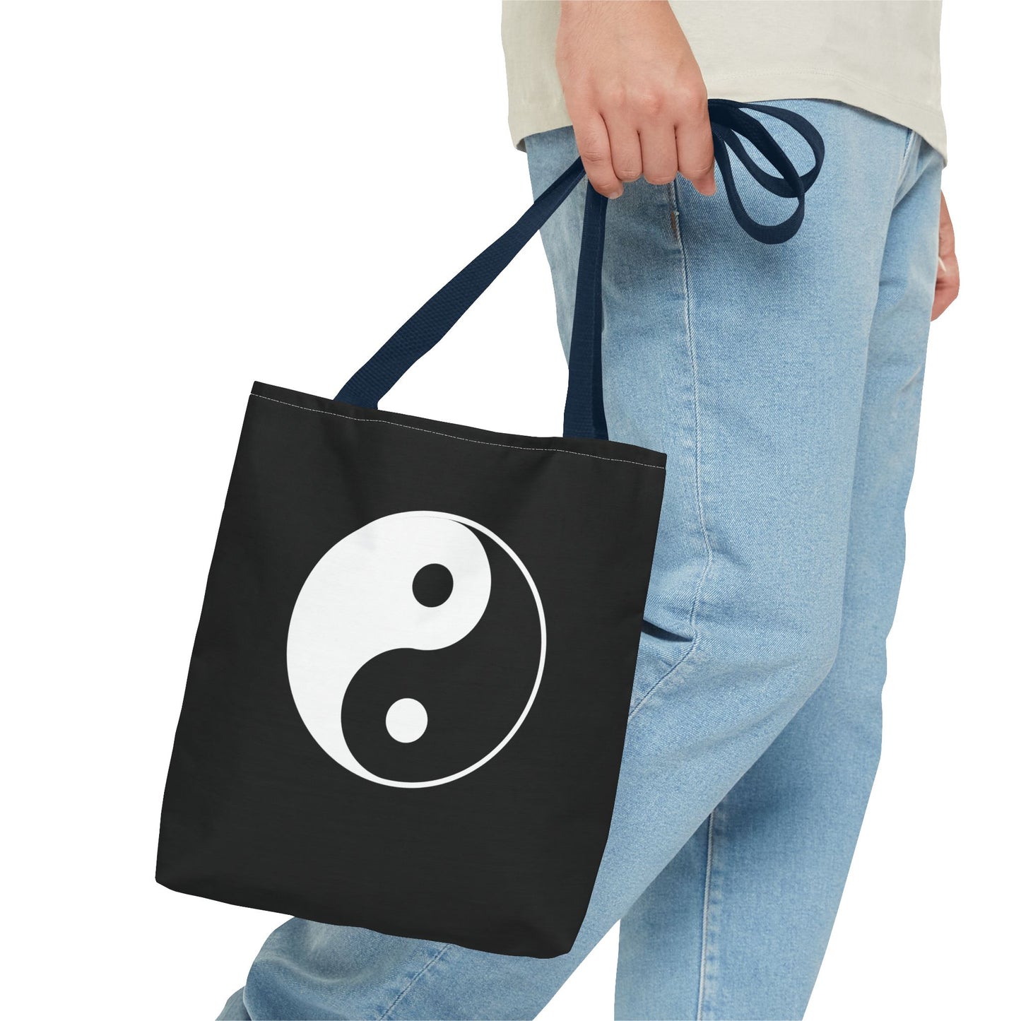 Sankofa & Yin Yang Heartware Symbols Tote Bag