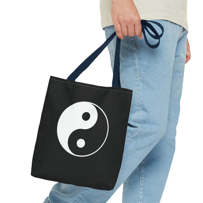 Sankofa & Yin Yang Heartware Symbols Tote Bag