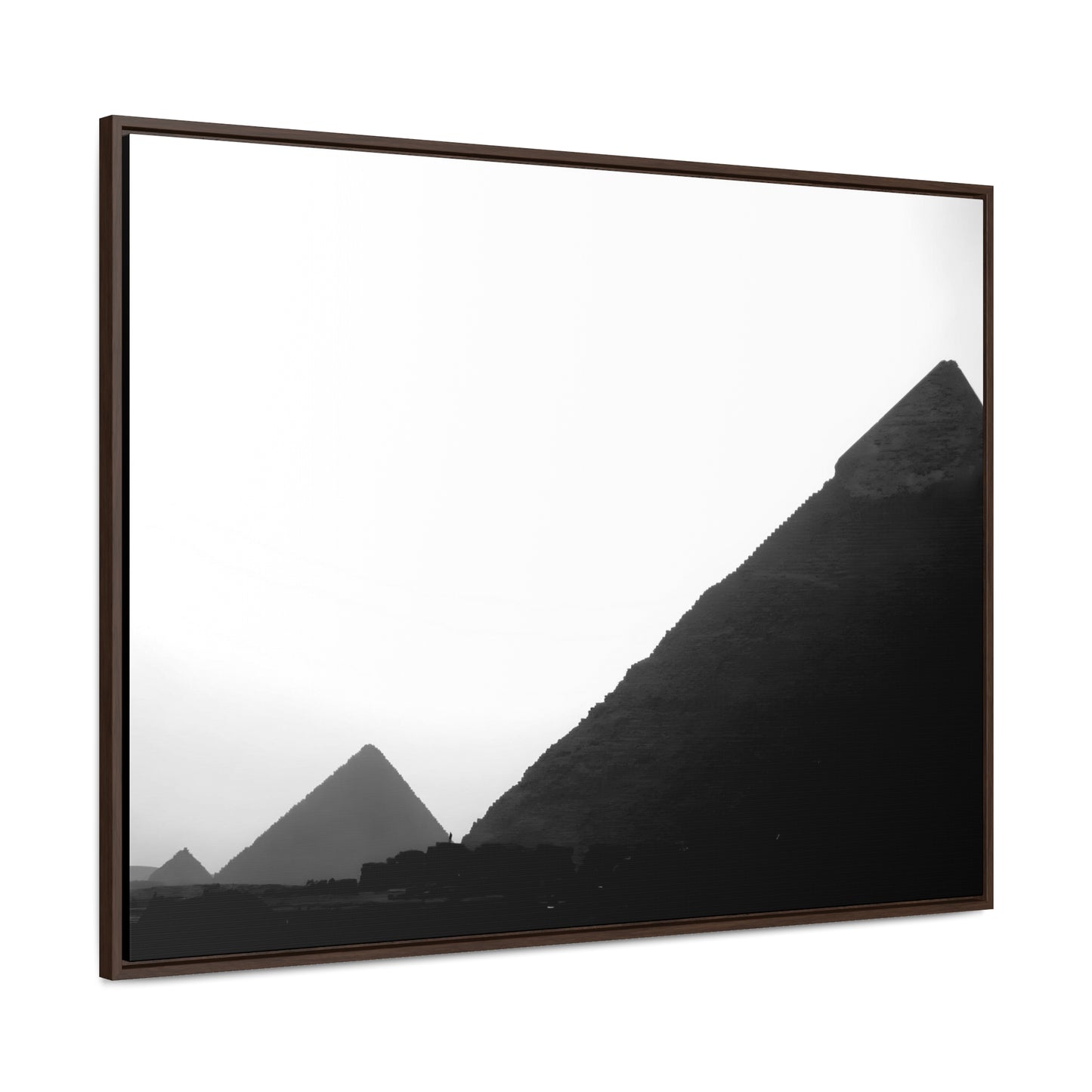 Timeless Echoes - Framed Canvas Photography b&w