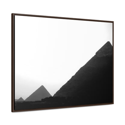 Timeless Echoes - Framed Canvas Photography b&w