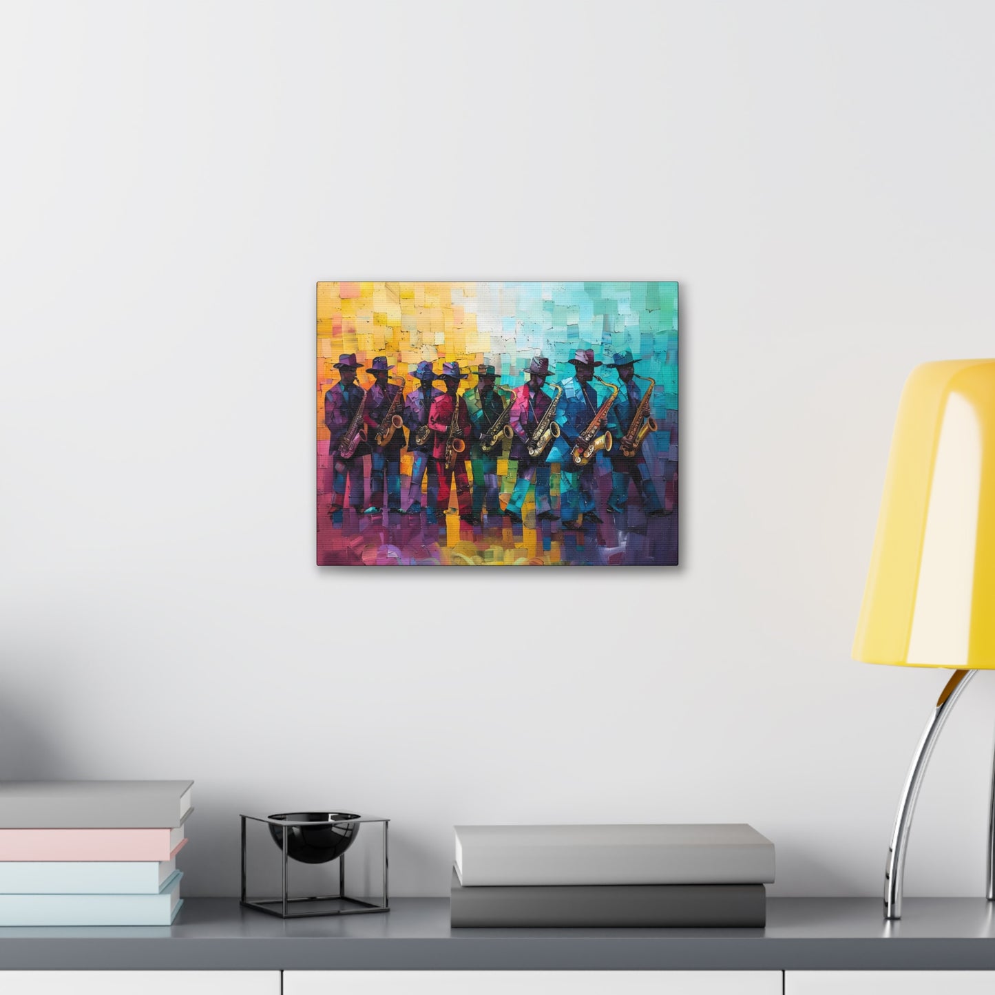 Sax Clan Harmony - Canvas Wall Art