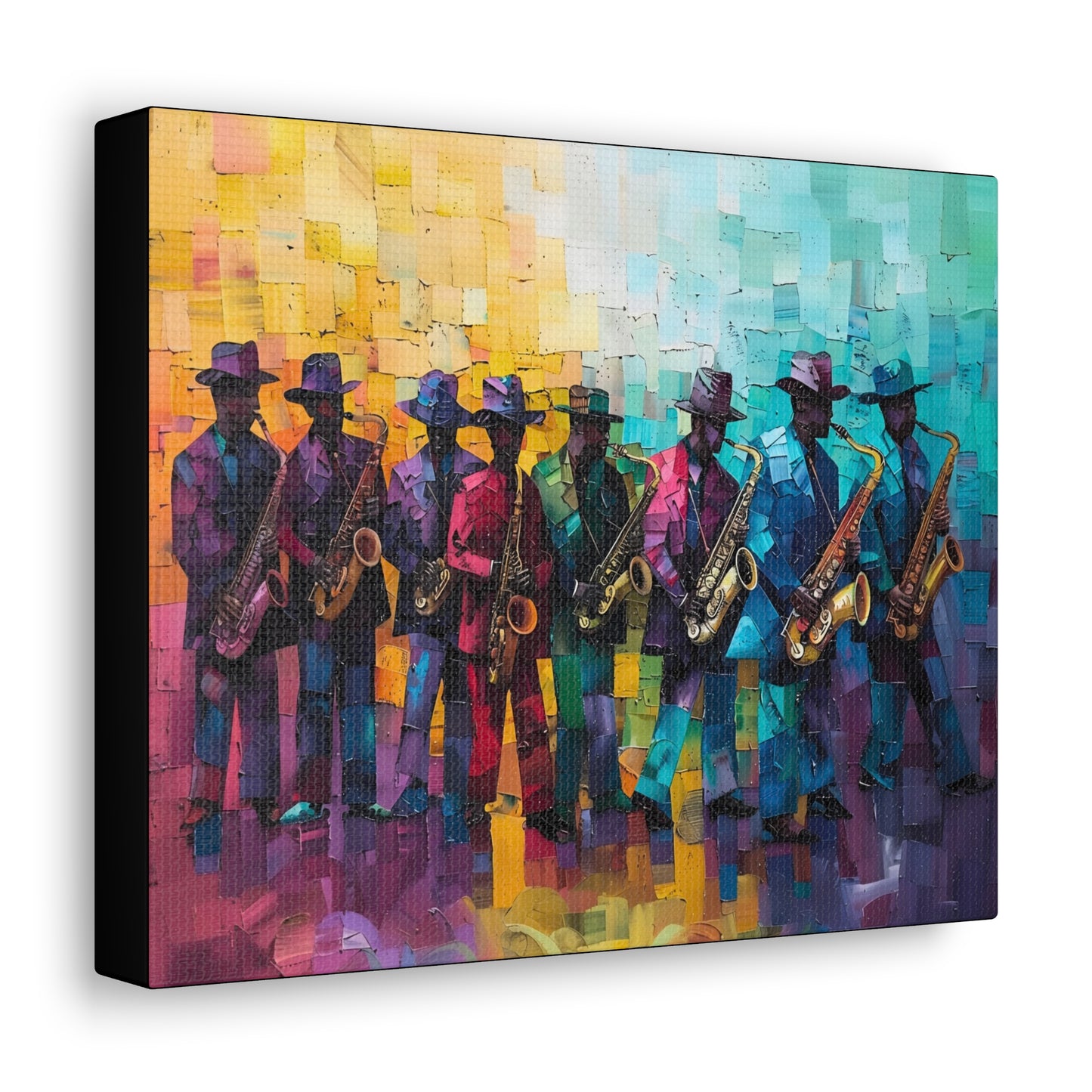 Sax Clan Harmony - Canvas Wall Art