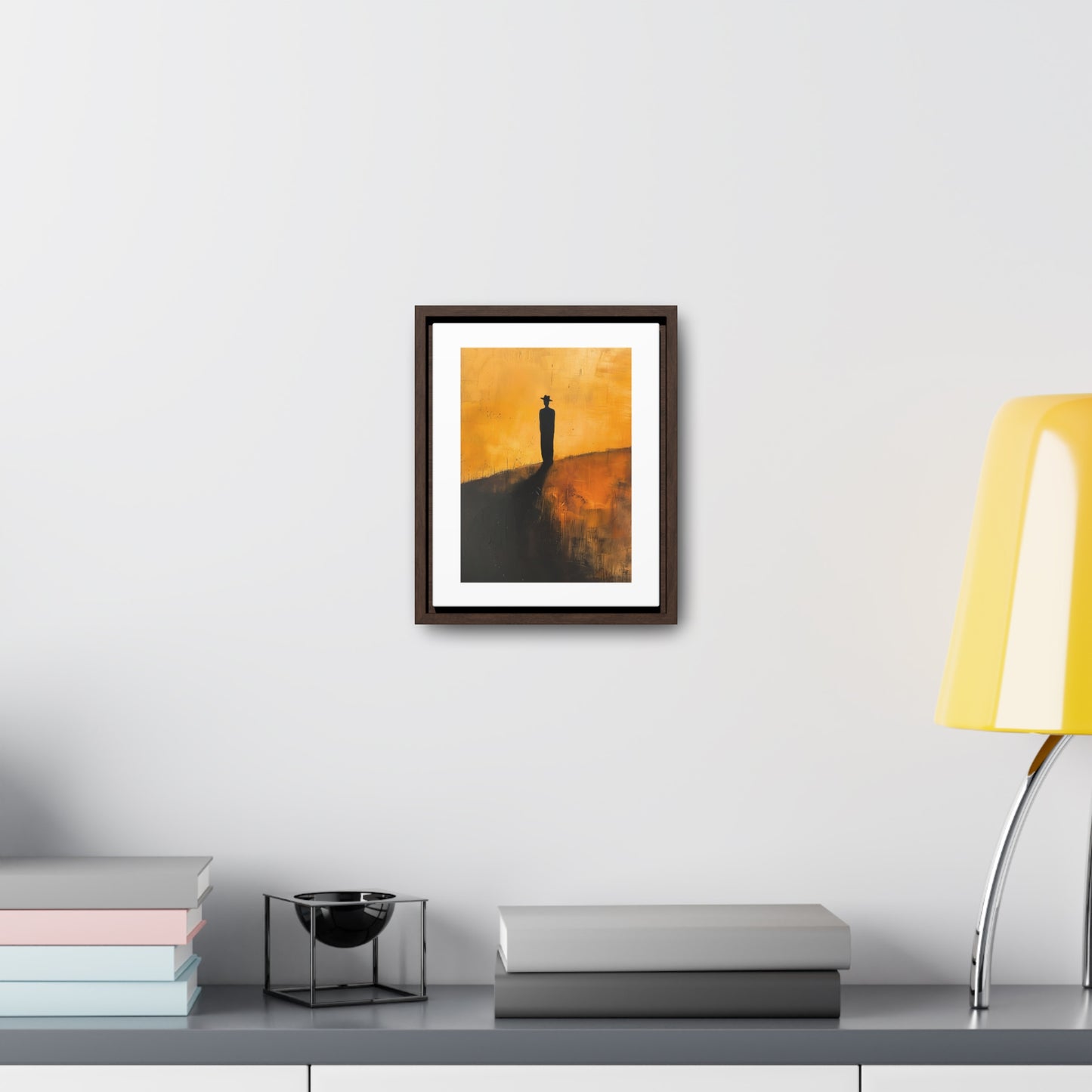 Alone, not Lonely - Framed Canvas Wall Art
