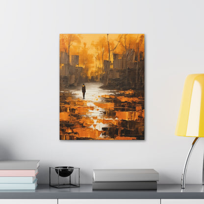 Solitude's Wisdom - Canvas Wall Art