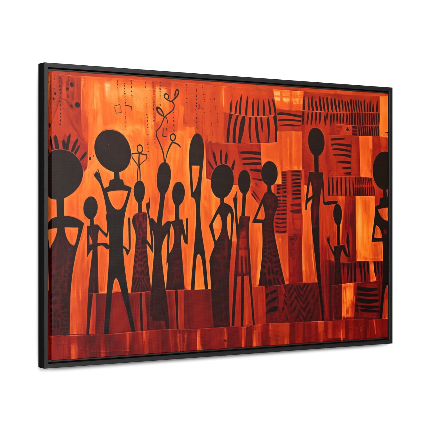 Harmony Unveiled - Framed Canvas Wall Art