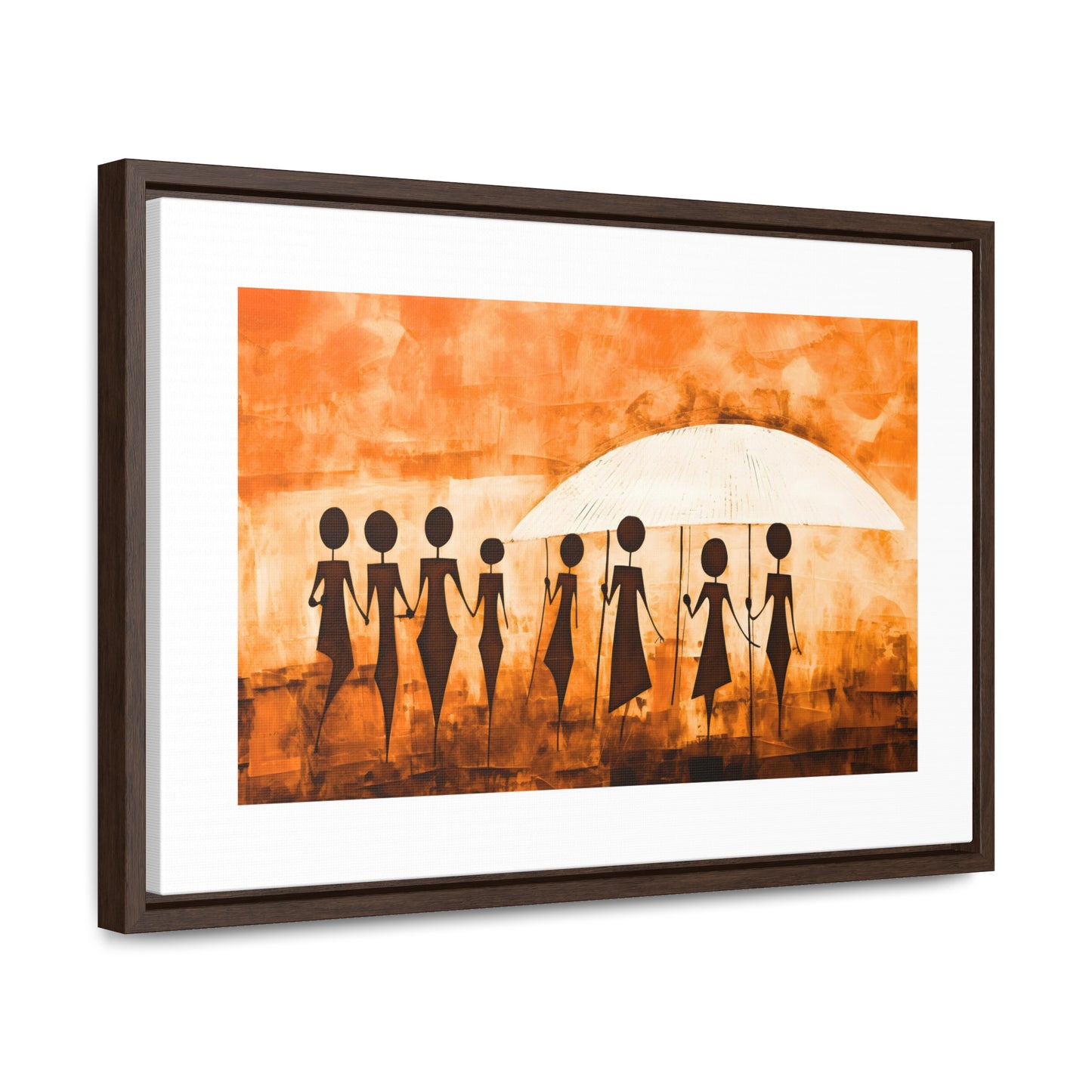 ስንቅ's Divine Design - Framed Canvas Wall Art