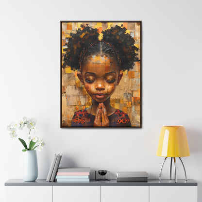 Whispers of Hope - Framed Canvas Wall Art