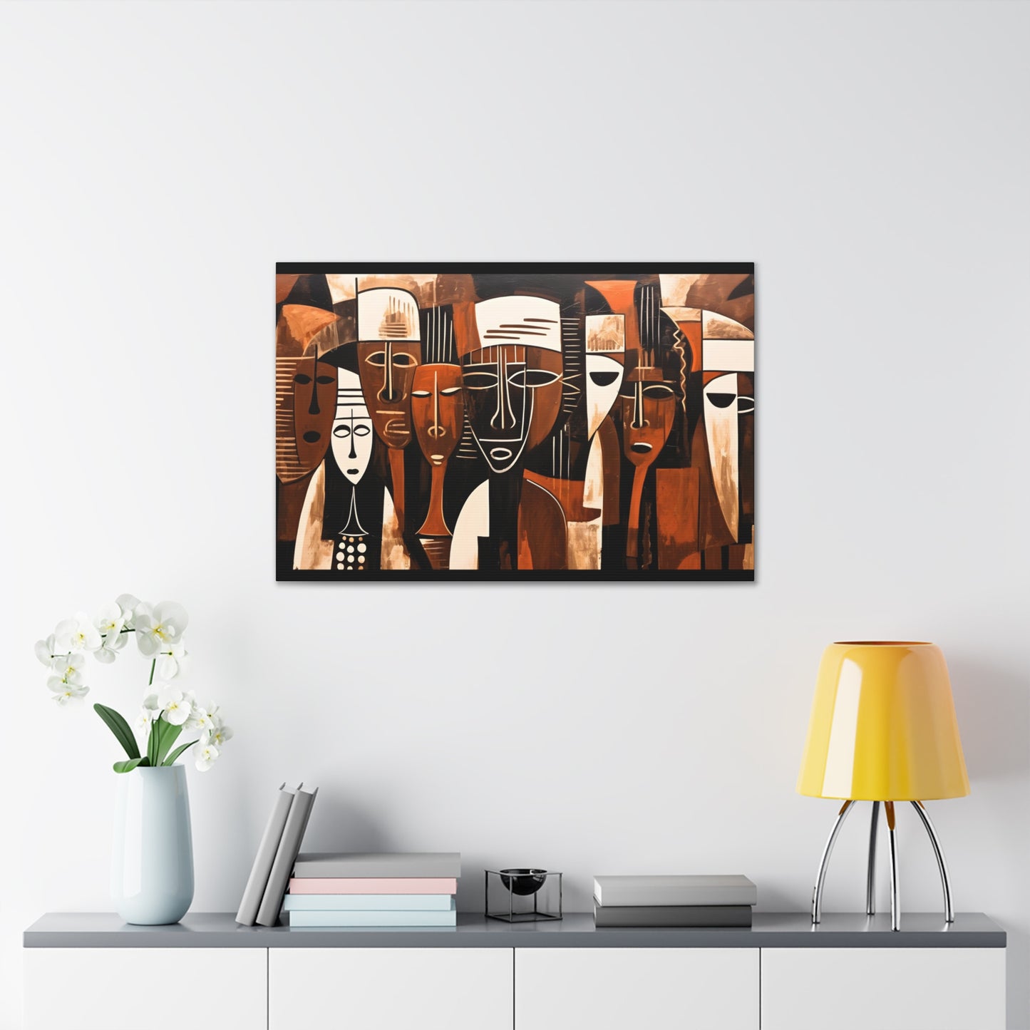 Ancestral Legacy on Ethnic Guise - Canvas Wall Art