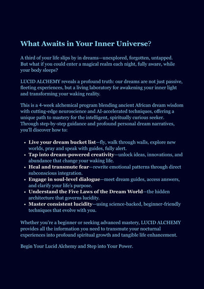 Lucid Alchemy: Awakening the Light Through Conscious Dreaming