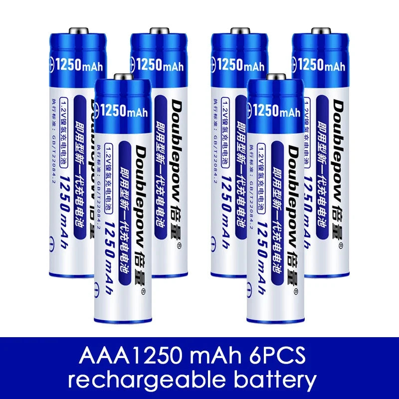 AAA Rechargeable Battery – 1250mAh 1.2V Ni-MH