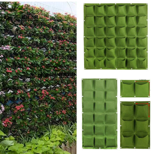 Wall Flower Grow Bags – Vertical Hanging Garden Planter