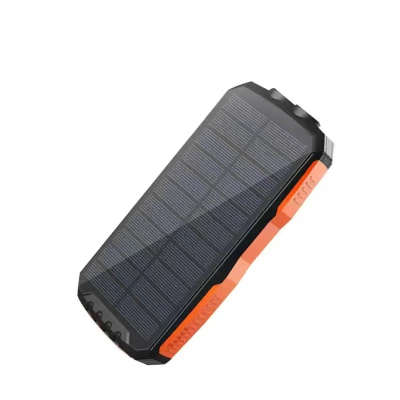 2025 100,000mAh Solar Power Bank – Qi Wireless Charger & Fast Charging