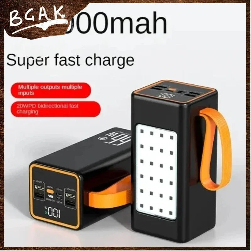 500000mAh 100000mAh 200000mAh 300000mAh Upgraded Version Super Powerbank Fast Charge Portable Power Bank Super Large Capacity