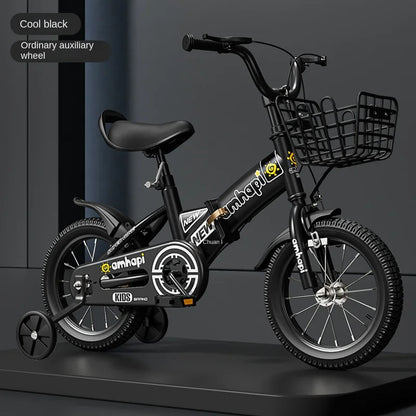 Children's Folding Bicycle Baby Stroller 12-20 Inch for Boys and Girls (Ages 2-10) - New Model 2024