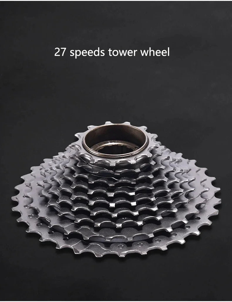 24/26 Inch Road Bicycle - Dual Disc Brake, 24-Speed, Ultra-Fast Racing Bike, High Carbon Steel Gravel Bike