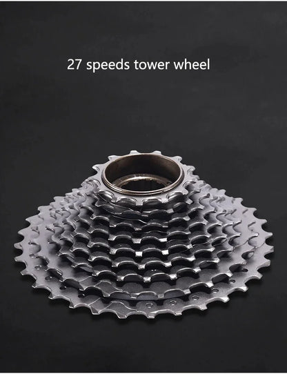 24/26 Inch Road Bicycle - Dual Disc Brake, 24-Speed, Ultra-Fast Racing Bike, High Carbon Steel Gravel Bike