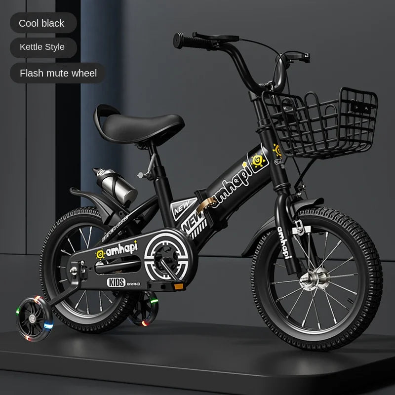 Children's Folding Bicycle Baby Stroller 12-20 Inch for Boys and Girls (Ages 2-10) - New Model 2024