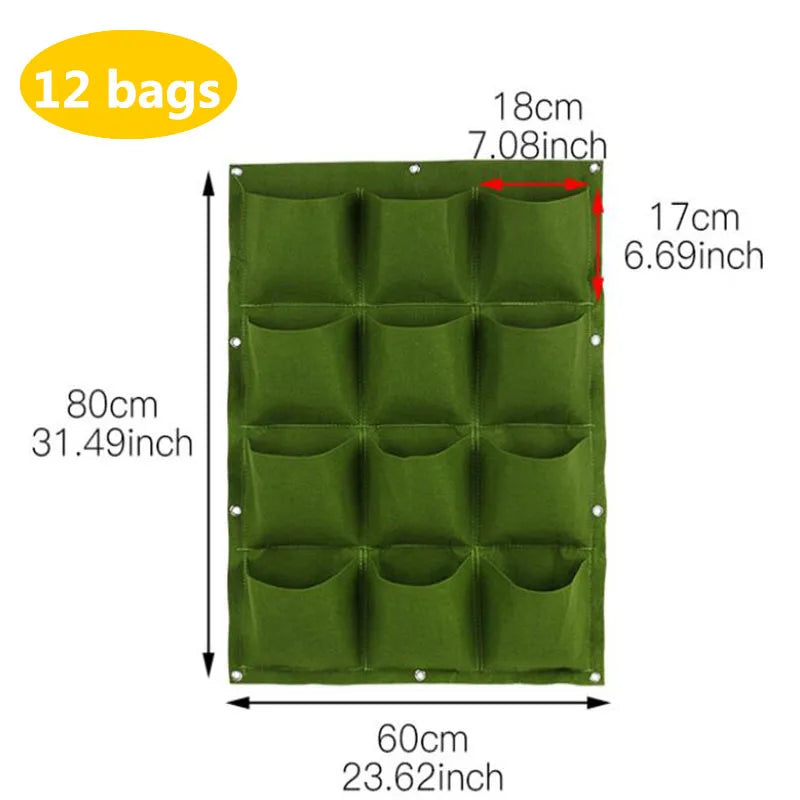 Wall Flower Grow Bags – Vertical Hanging Garden Planter