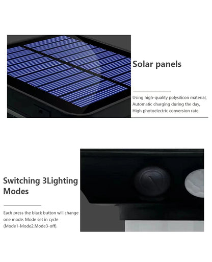 2/4 PCS Solar Motion Sensor Pathway Lights – Bright & Waterproof Outdoor Spotlights