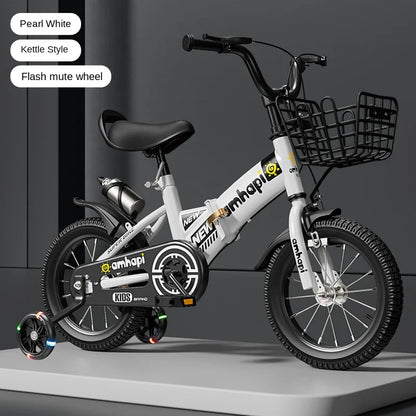 Children's Folding Bicycle Baby Stroller 12-20 Inch for Boys and Girls (Ages 2-10) - New Model 2024
