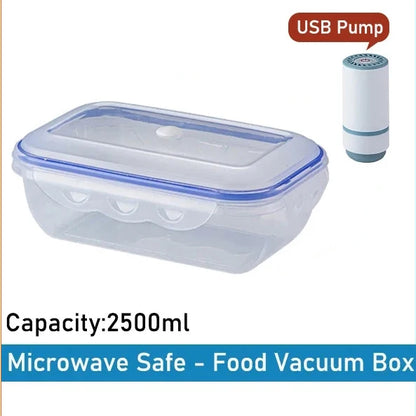 Eco-Friendly Vacuum Food Storage Box – Keep Your Food Fresh & Organized